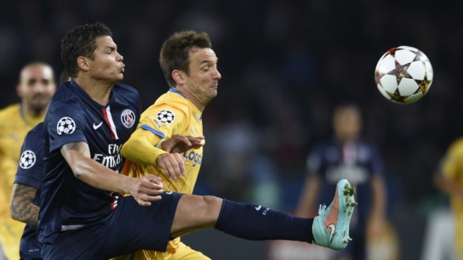 صور مباراة باريس سان جيرمان وأبويل اليوم الاربعاء 5-11-2014