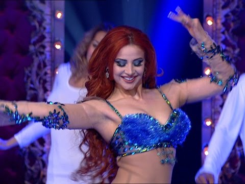 بالفيديو رقص أوكسانا على اغنية الليلة عيد في برنامج الراقصة 2014 على قناة القاهرة والناس