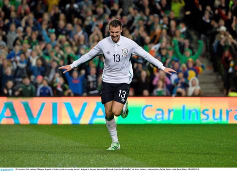 صور مباراة ايرلندا وامريكا اليوم الثلاثاء 18-11-2014