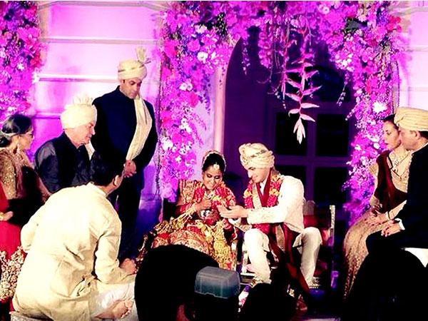 صور حفل زفاف أربيتا خان شقيقة النجم الهندي سلمان خان