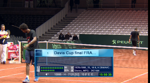 حصريا شفرة فيد للتنس : Davis Cup final FRA vs SUI تاريخ 20/11/2014