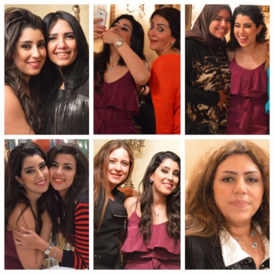 صور آيتن عامر وهي تحتفل بعيد ميلادها مع معارفها وأصدقاها 2014