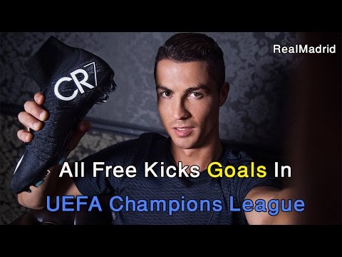 بالفيديو أهداف كريستيانو رونالدو من ضربات حرة مباشرة في uefa