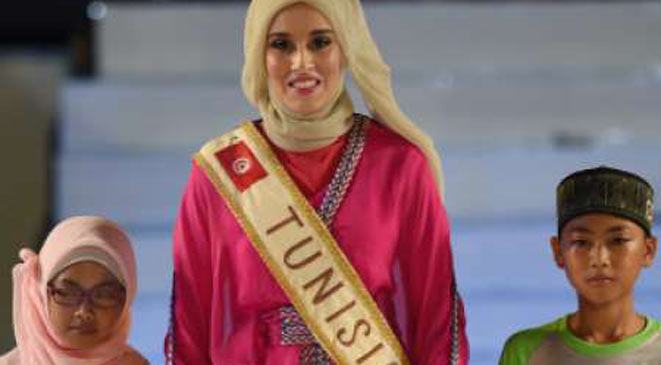 صور فاطمة بن قفراش ملكة جمال المسلمين 2014