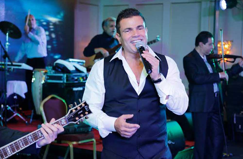 صور حفلة عمرو دياب في فندق جي دبليو ماريوت برومانيا