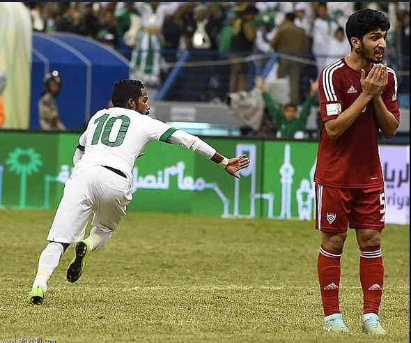 صور مباراة السعودية والامارات في خليجي 22 اليوم الاحد 23-11-2014