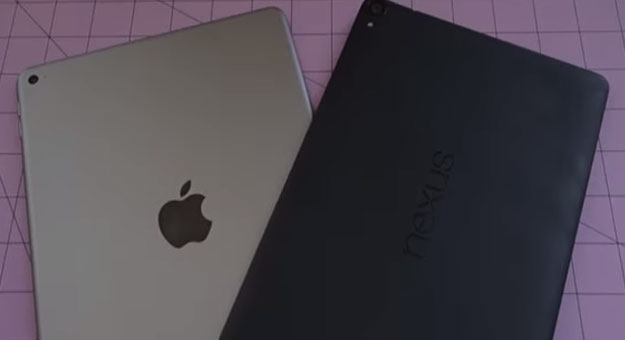 بالفيديو مقارنة شاملة بين iPad air 2 و Nexus 9