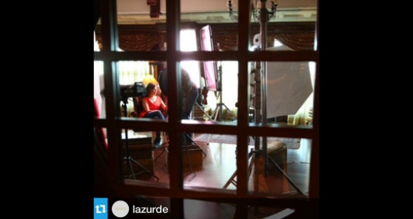 صور إليسا في كواليس جلسة تصوير Lazurde