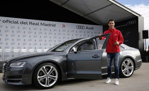 اودي تقدم سيارات لجميع لاعبي ريال مدريد امس الاثنين