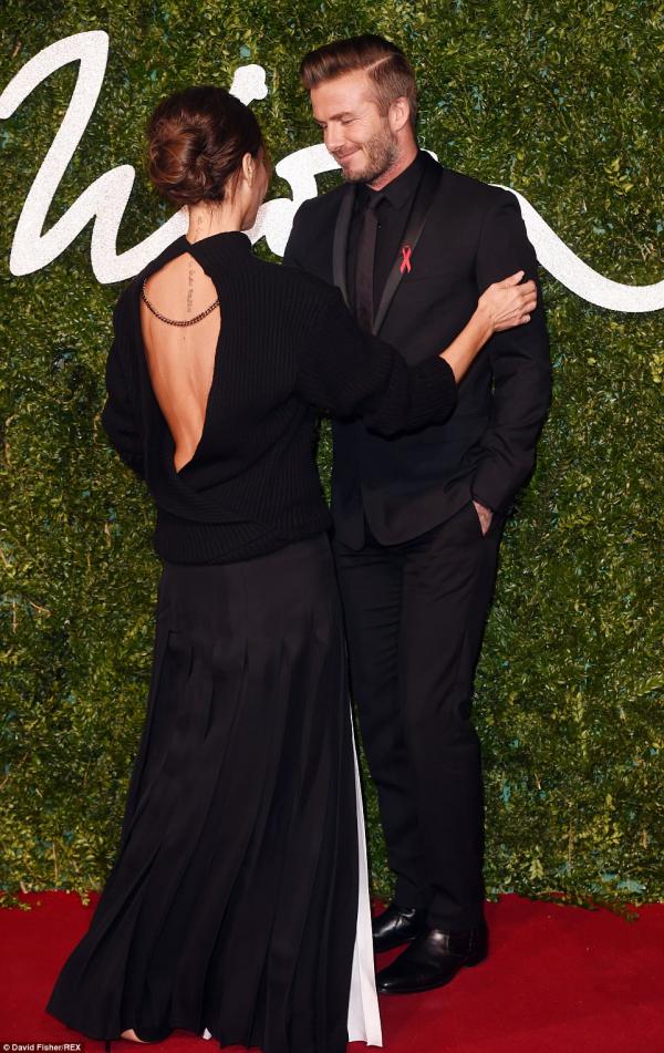 صور ديفيد بيكهام وزوجته فيكتوريا في حفل British Film Awards بلندن 2014