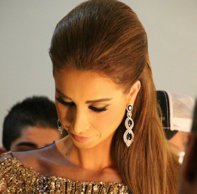 صور أزياء وفساتين نانسي عجرم وأنابيلا هلال في أراب آيدول 2014