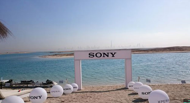 صور معرض Sony Aquatech Store في دبي 2015