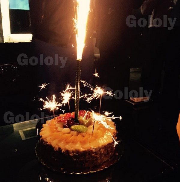 صور مي كساب وهي تحتفل بعيد ميلادها مع حسن الرداد وسعد الصغير