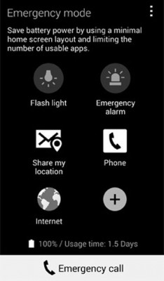 طريقة استخدام هاتف جالاكسى إس 5 لحمايتك من الخطر