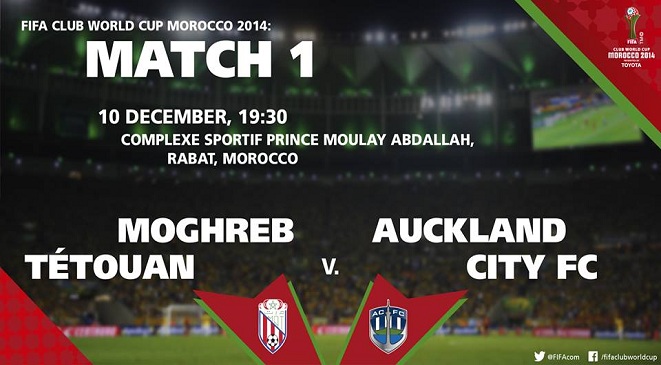 بث مباشر مباراة المغرب التطواني وأوكلاند سيتي اليوم 10-12-2014