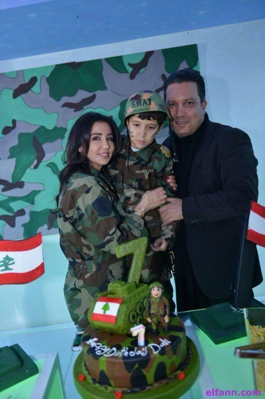 صور الاعلامية رابعة الزيات بزي الجيش اللبناني 2015