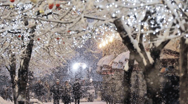 صور ثلوج موسكو في موسم اعياد الميلاد الكريسماس 2014
