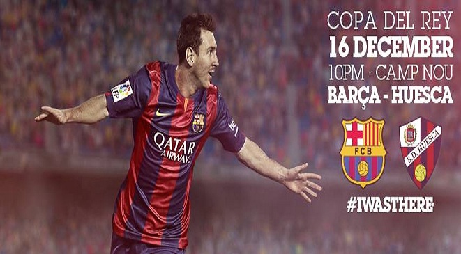 بث مباشر مباراة برشلونة وهويسكا اليوم 16-12-2014