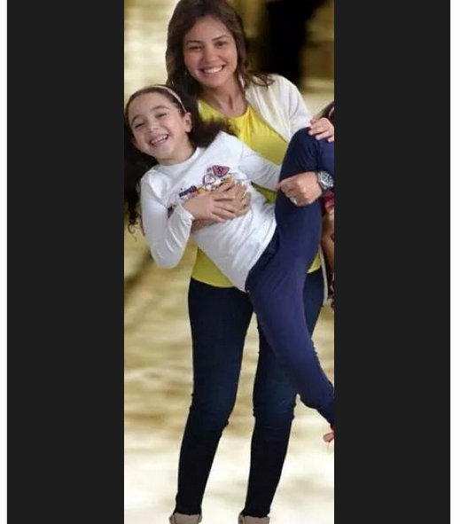 صور زينة ابنة الفنانة دينا فؤاد 2015 , صور دينا فؤاد مع ابنتها 2015