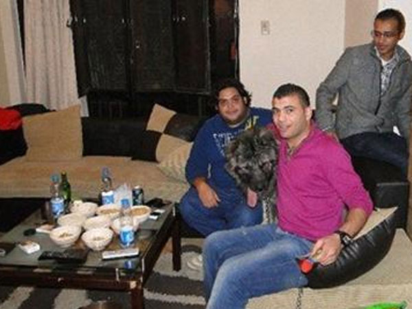 صور عماد متعب مع كلبه الخاص 2015