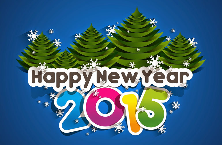 صور خلفيات رأس السنة الميلادية الجديدة 2015 New year