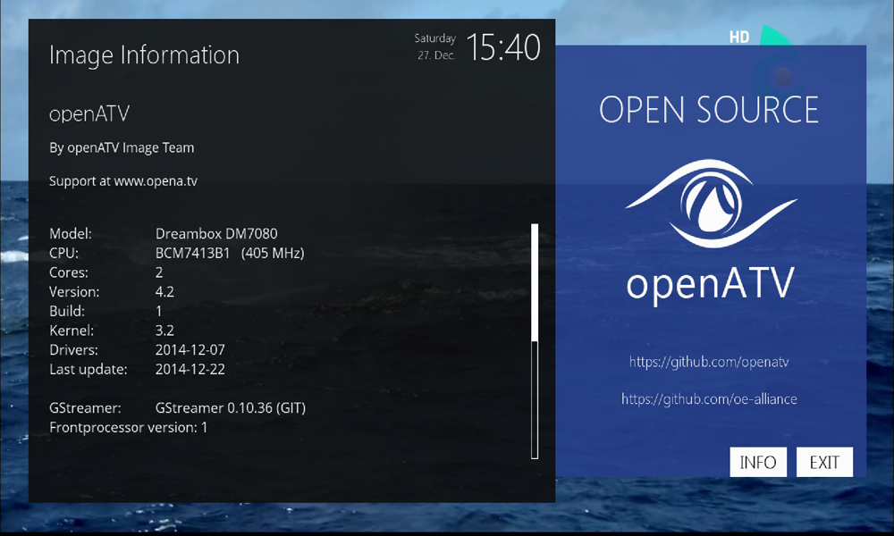 OE2.2 OpenATV 4.2 26-12-2014 dm800se ramiMAHER