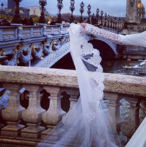 صور لاميتا فرنجية بفستان الفرح في حفل زفافها 2015 , صور فستان زفاف لاميتا فرنجية 2015