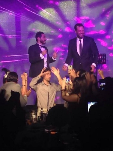 صور حفلة تامر حسني في ليلة رأس السنة 2015