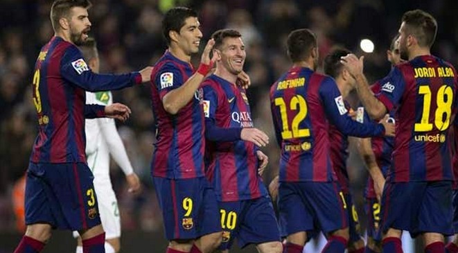 بث مباشر مباراة برشلونة وإلتشي اليوم 8-1-2015