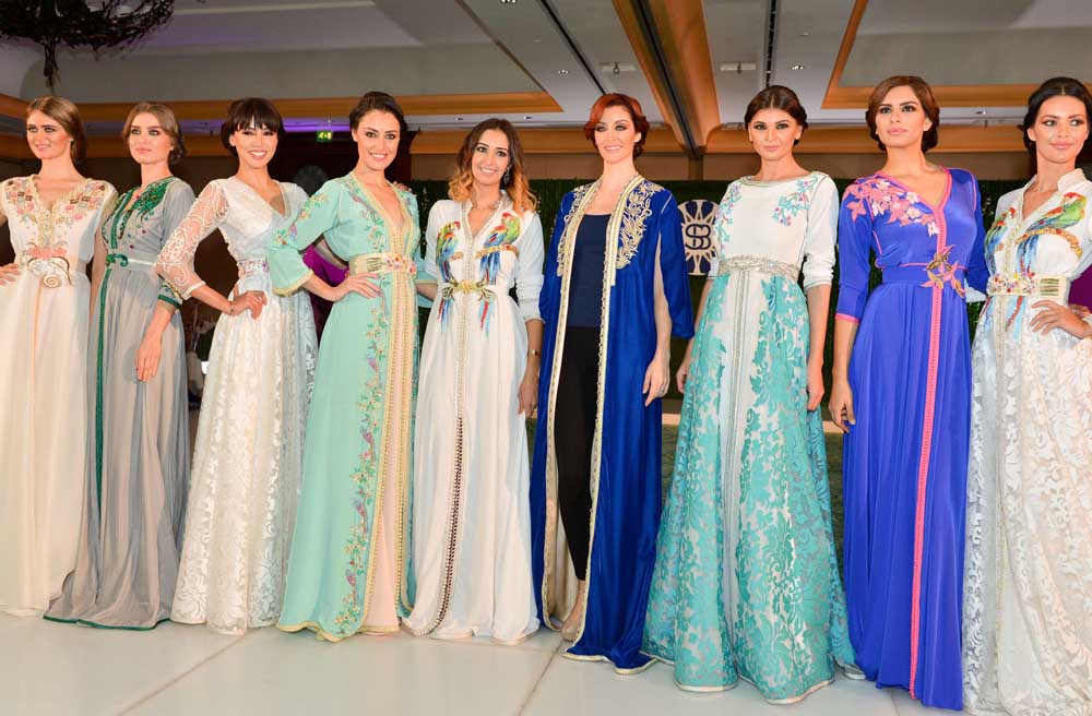 صور أزياء وفساتين سلمى بن عمر خريف وشتاء 2015