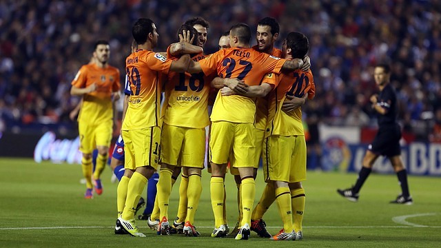 تقديم مباراة برشلونة وديبورتيفو لاكورونيا اليوم الاحد 18-1-2015