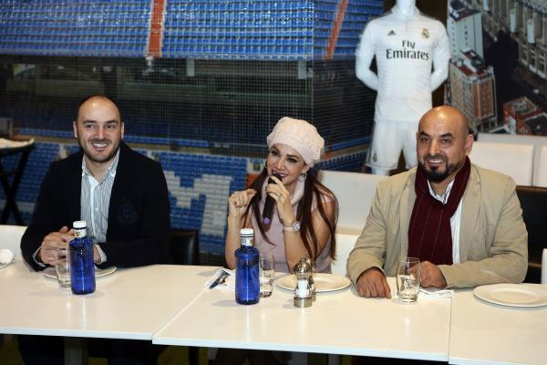 صور ديانا حداد وهي تحتفل بألبومها الجديد يا بشر مع رابطة ريال مدريد 2015