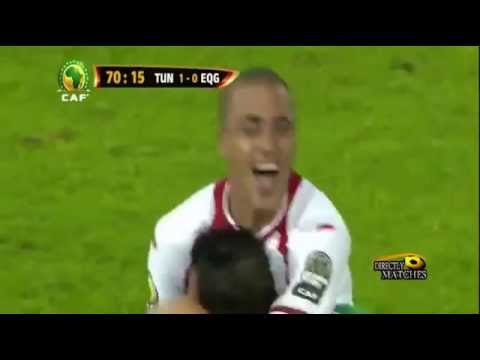 يوتيوب نتيجة ملخص اهداف مباراة تونس وغينيا الاستوائية اليوم 31-1-2015