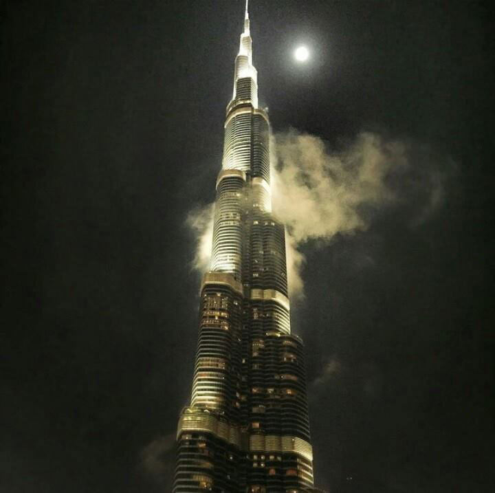 حريق برج خليفة مجرد اشاعة 2015 , حقيقة احتراق برج خليفة 2015