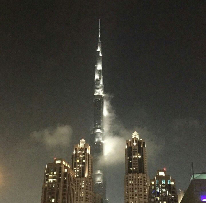 حريق برج خليفة مجرد اشاعة 2015 , حقيقة احتراق برج خليفة 2015