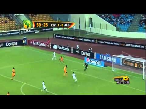 يوتيوب نتيجة ملخص اهداف مباراة الجزائر وكوت ديفوار اليوم 1-2-2015