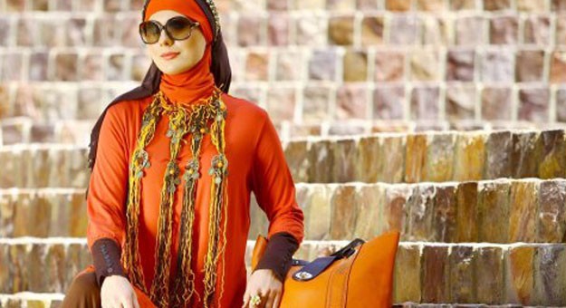 صور ملابس وازياء المحجبات من تصميم مروة البغدادى 2015