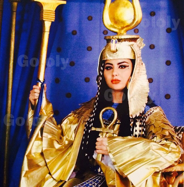 صور الإعلامية العراقية سهير القيسي بلوك الملكة كليوباترا 2015