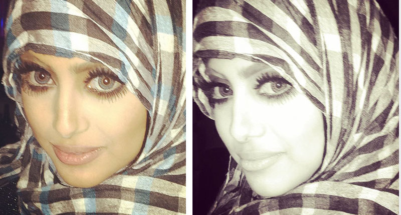 صور النجمة البحرينية شيلاء سبت بالحجاب 2015