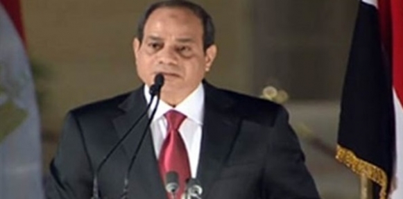 نص خطاب السيسي تعليقا على اعدام المصريين اليوم 15-2-2015