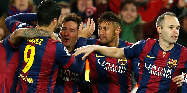 تشكيلة برشلونة ومانشستر سيتى اليوم الثلاثاء 24-2-2015