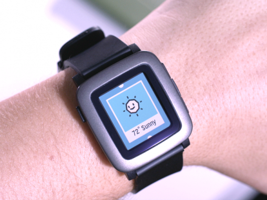 صور مواصفات سعر ساعة Pebble Time الذكية 2015