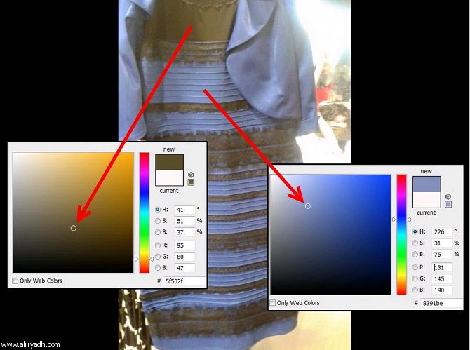 تفاصيل وحقيقة الفستان الذي حير لونه العالم 2015
