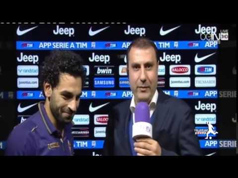 بالفيديو لقاء بين سبورت مع محمد صلاح بعد مباراة يوفنتوس 2015