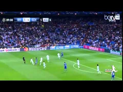 بالفيديو شاهد اصعب لحظات مباراة ريال مدريد وشالكة اليوم الثلاثاء 10-3-2015