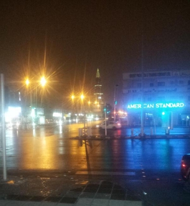 صور تساقط الامطار في الرياض اليوم الاربعاء 18-3-2015