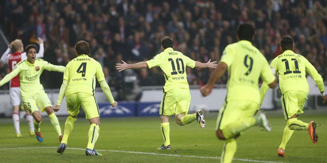 برشلونة أول نادي يصل الى ربع نهائي دوري الابطال للمرة الثامنة 2015