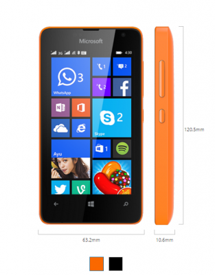 صور مواصفات سعر هاتف لوميا  Lumia 430 الجديد 2015
