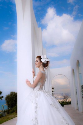 صور فساتين زفاف تصميم ميراى داغر موضة 2015 , تصميمات جديدة لأجمل فساتين زفاف 2016