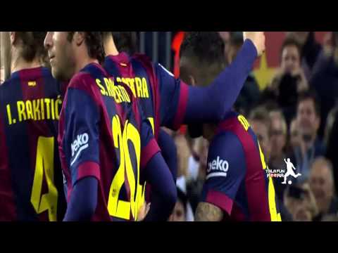 اهداف وملخص مباراة برشلونة والميريا اليوم الاربعاء 8-4-2015 فيديو يوتيوب
